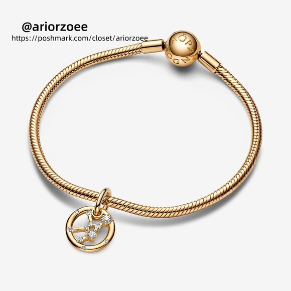 Pandora Virgo Zodiac Dangle Charm - Picture 3 of 5